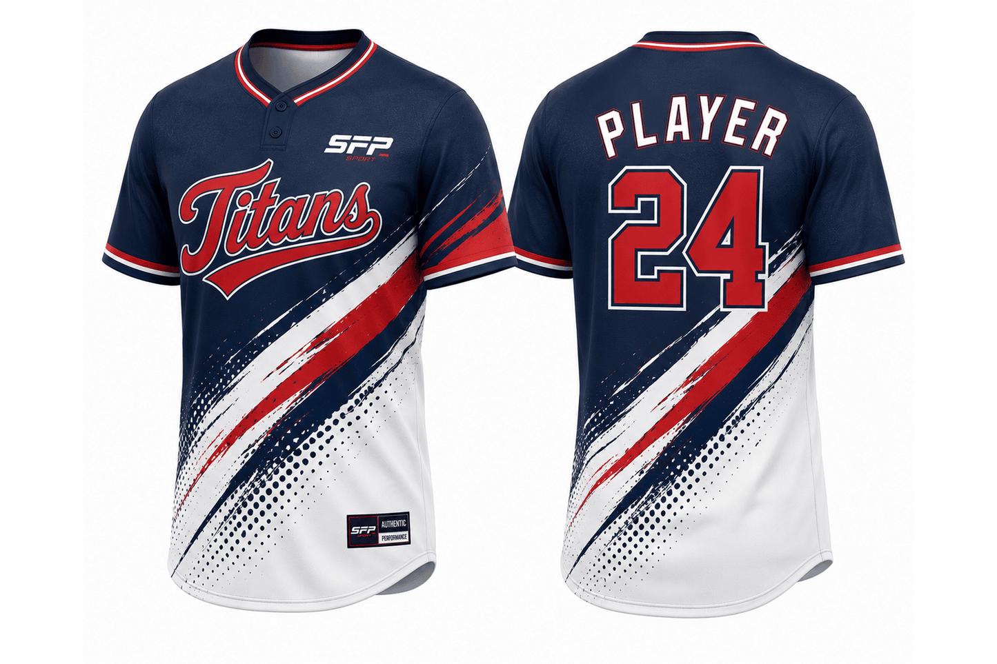 2 BUTTON BASEBALL SHIRT