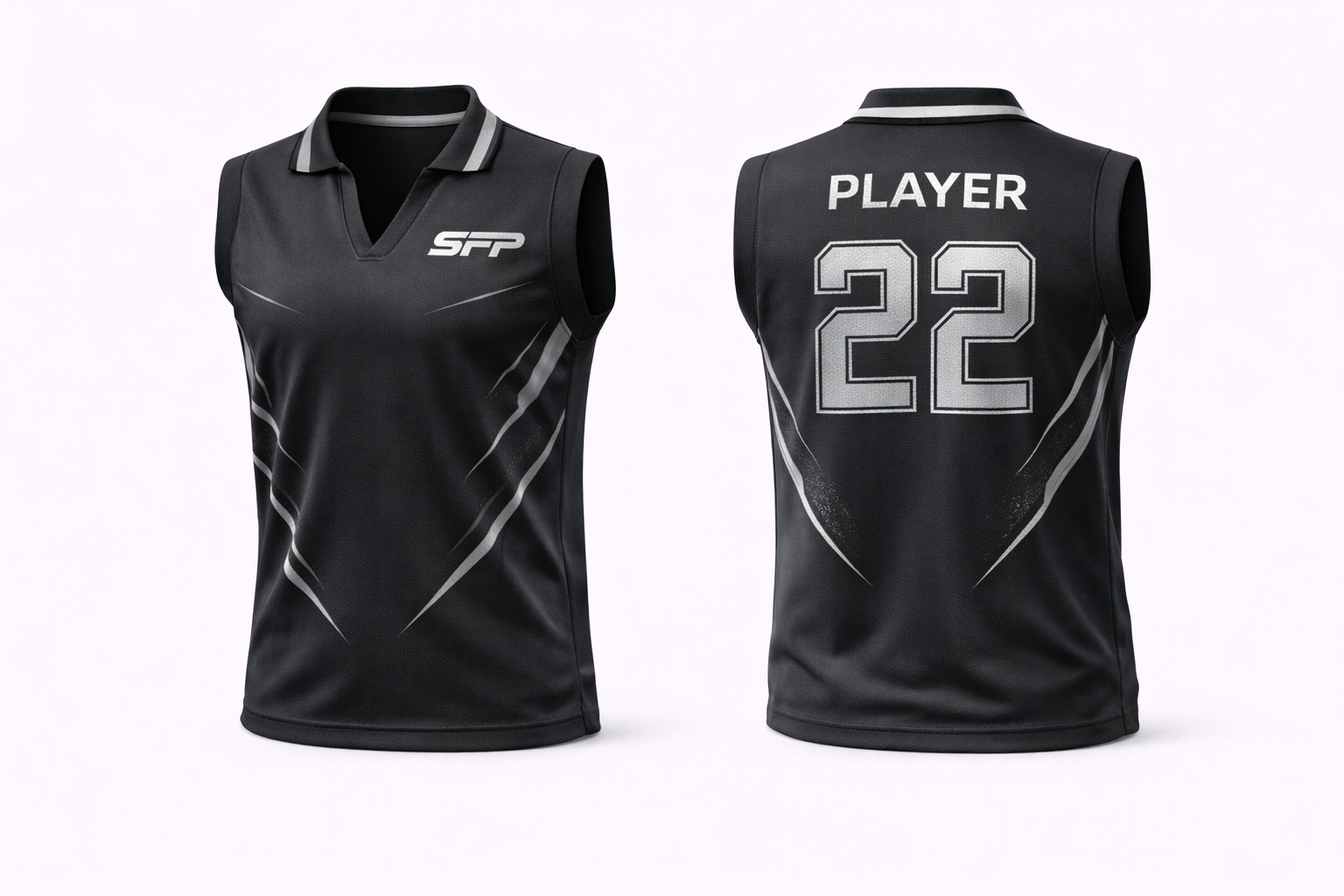 SLEEVELESS SOFTBALL POLO