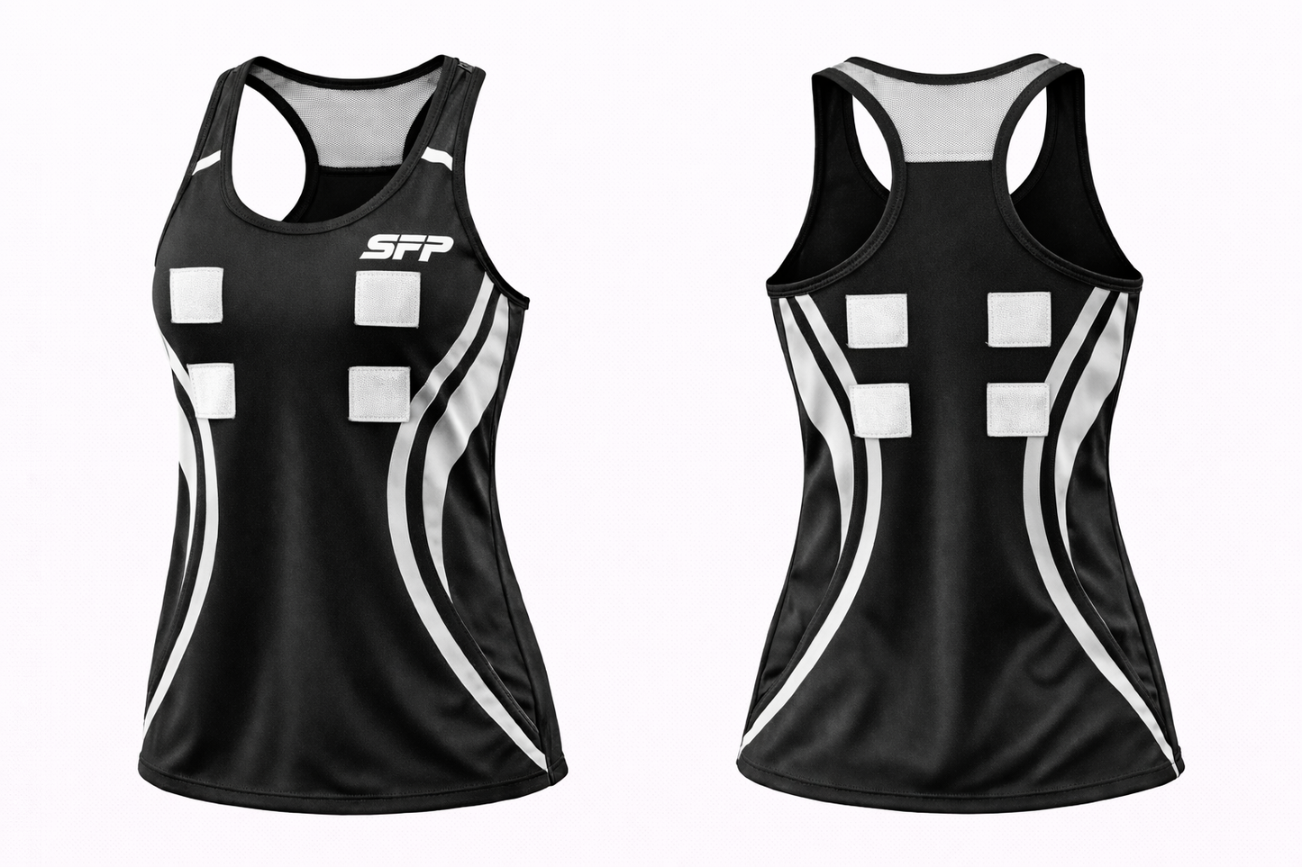 NETBALL RACERBACK SINGLET