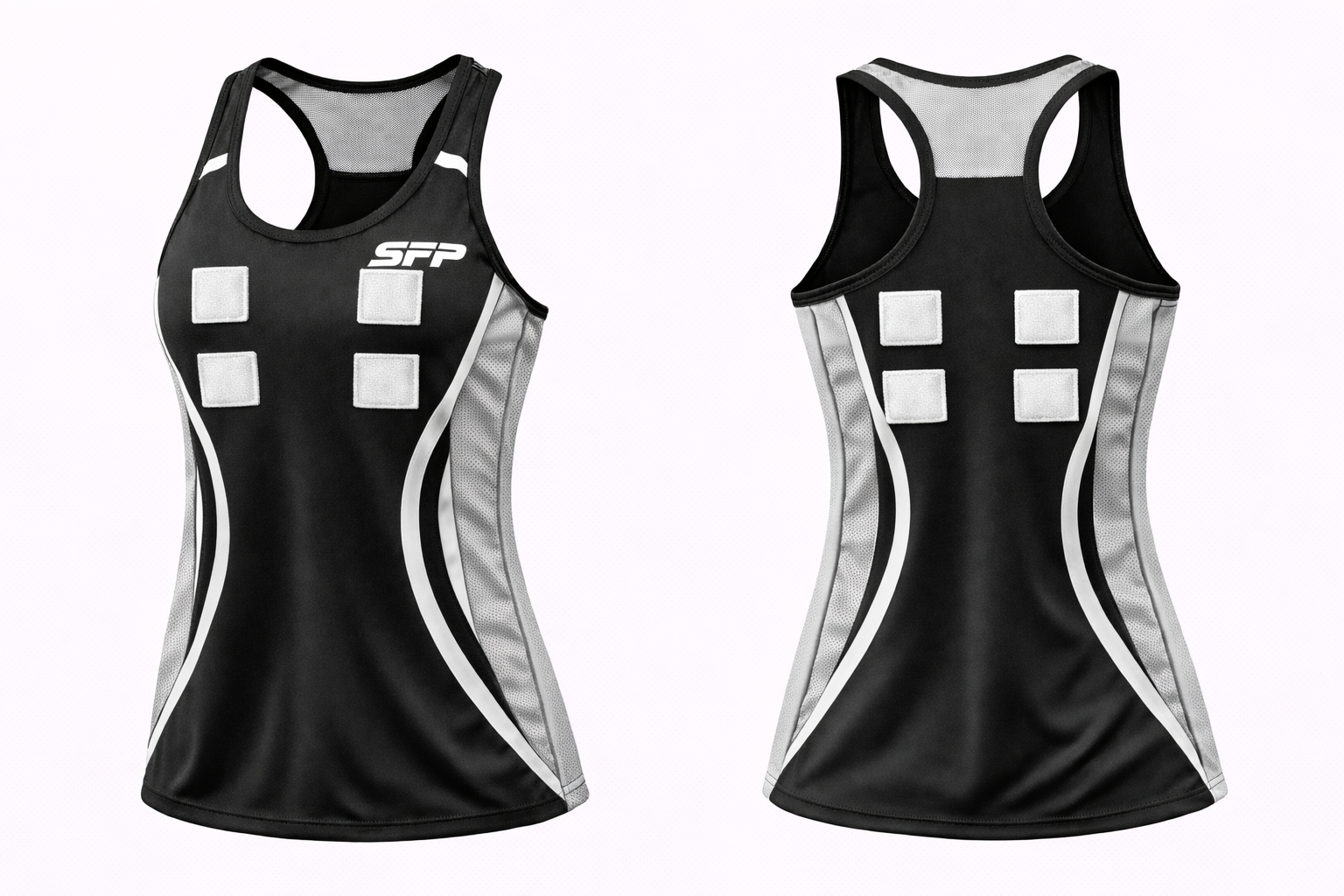 ELITE NETBALL RACERBACK SINGLET
