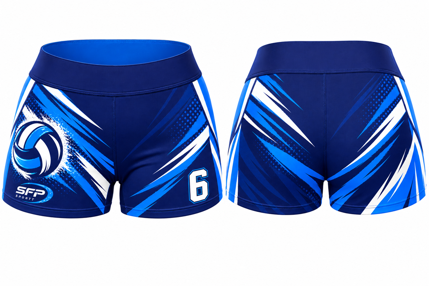 LADIES VOLLEYBALL COMPRESSION SHORTS