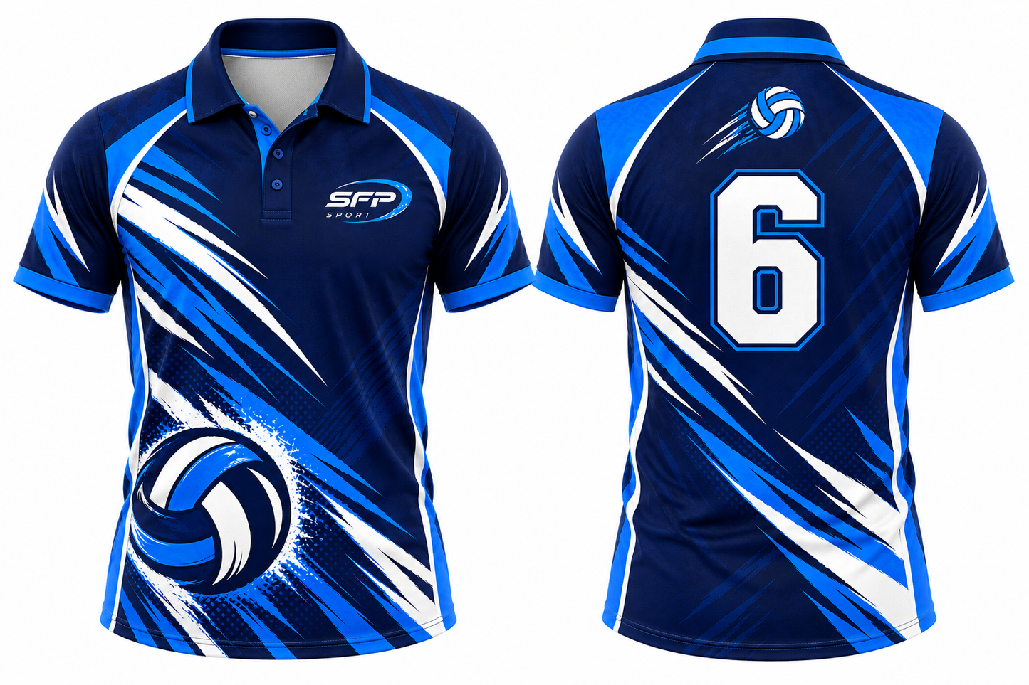 VOLLEYBALL POLO SHIRT